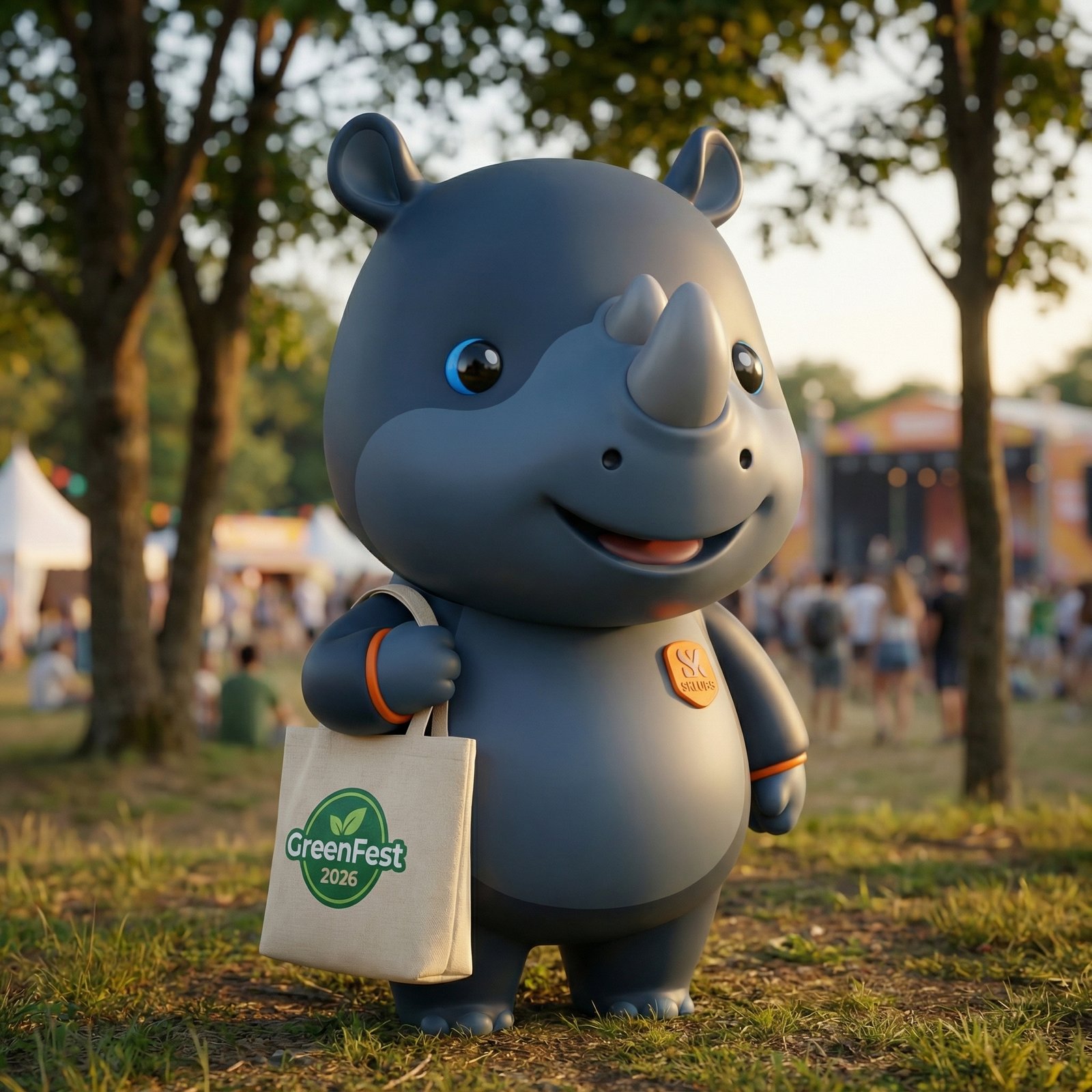 Étude de cas tote bag éco-responsable festival - SKLUBS