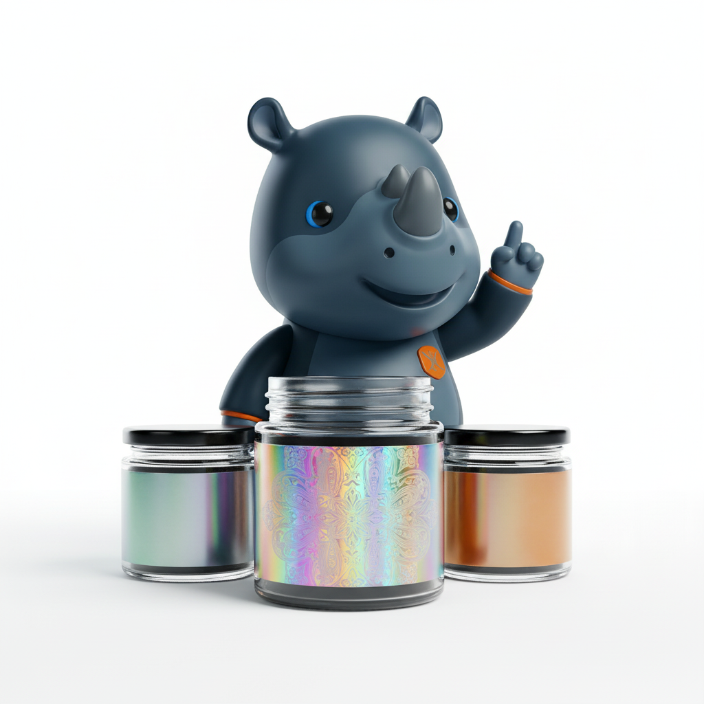 Film Holographique — Étiquette Effet Prismatique SKLUBS