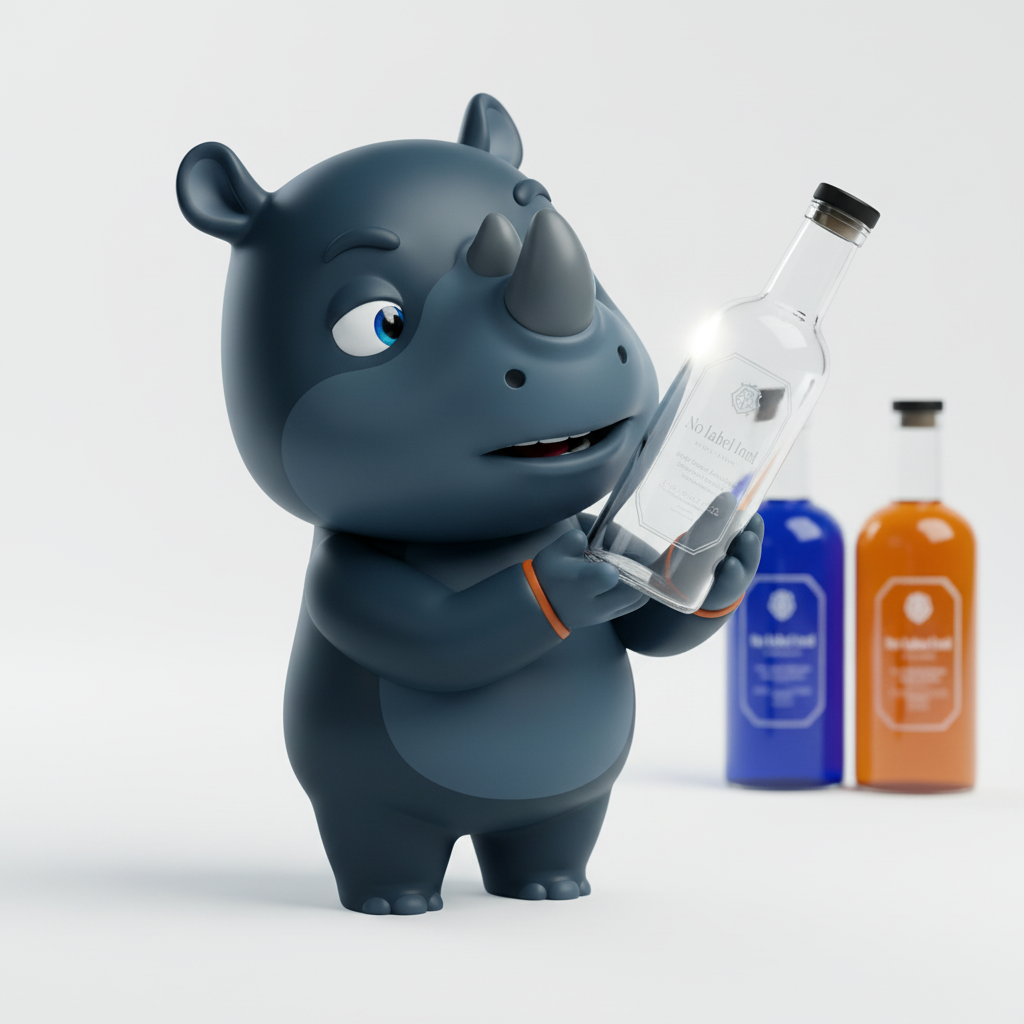 Transparent No Label Look — Étiquette Invisible SKLUBS